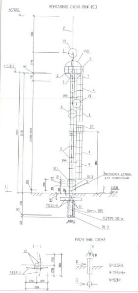 Прожекторная Мачта ПМЖ 19,3А
